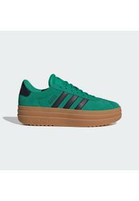 Adidas - Buty VL Court Bold. Kolor: zielony, czarny, brązowy, wielokolorowy. Obcas: na platformie. Sport: turystyka piesza #1