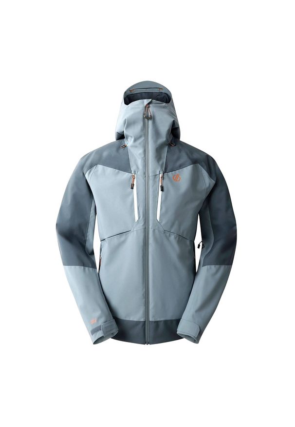 DARE 2B - Męska Kurtka Wodoodporna Arising III. Kolor: wielokolorowy, niebieski, szary. Sport: turystyka piesza