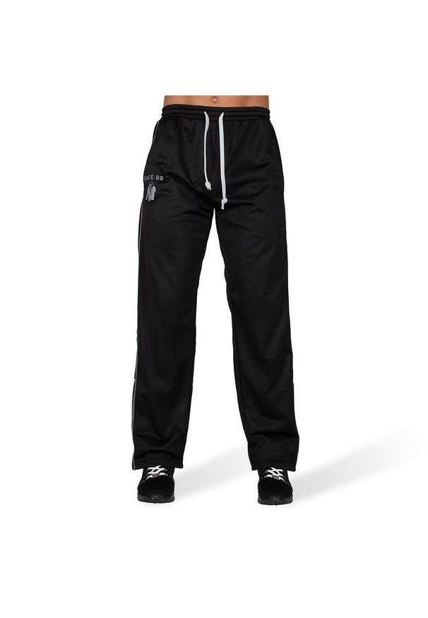 GORILLA WEAR - Functional Mesh Spodnie - Czarny/Biały. Kolor: biały, czarny, wielokolorowy. Materiał: mesh. Sport: fitness