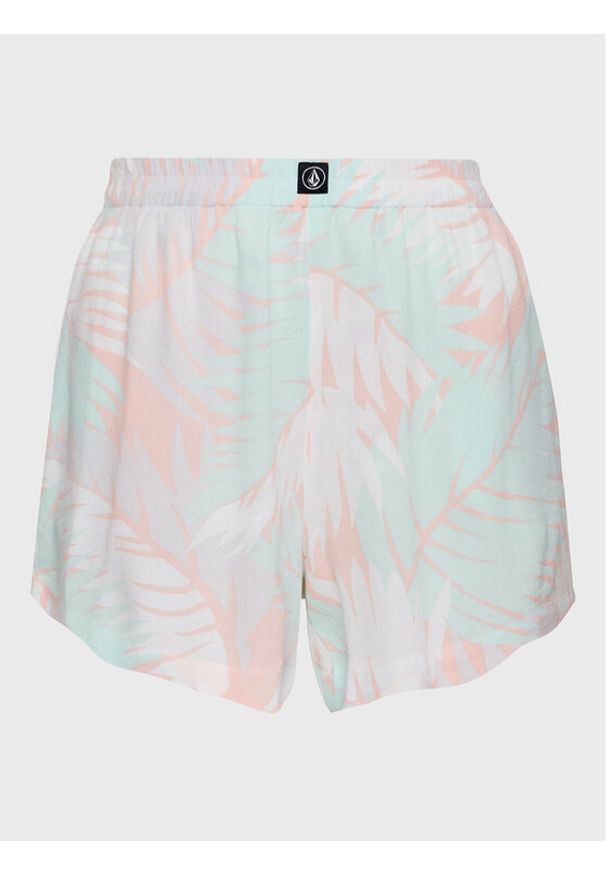 Volcom Szorty sportowe Palmy Nites B0912305 Kolorowy Regular Fit. Materiał: wiskoza. Wzór: kolorowy