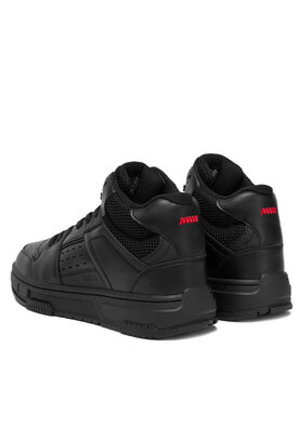 Hugo - HUGO Sneakersy Yarrow 50552592 Czarny. Kolor: czarny. Materiał: skóra