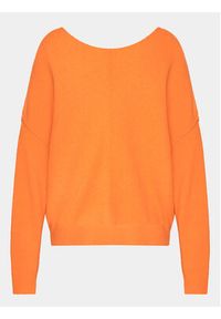 AMERICAN VINTAGE - American Vintage Sweter Damsville DAM225E24 Pomarańczowy Regular Fit. Kolor: pomarańczowy. Materiał: syntetyk. Styl: vintage #3