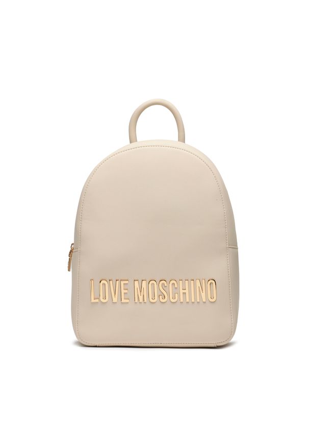Love Moschino - Plecak LOVE MOSCHINO JC4193PP0HKD0110 Avorio. Materiał: skóra