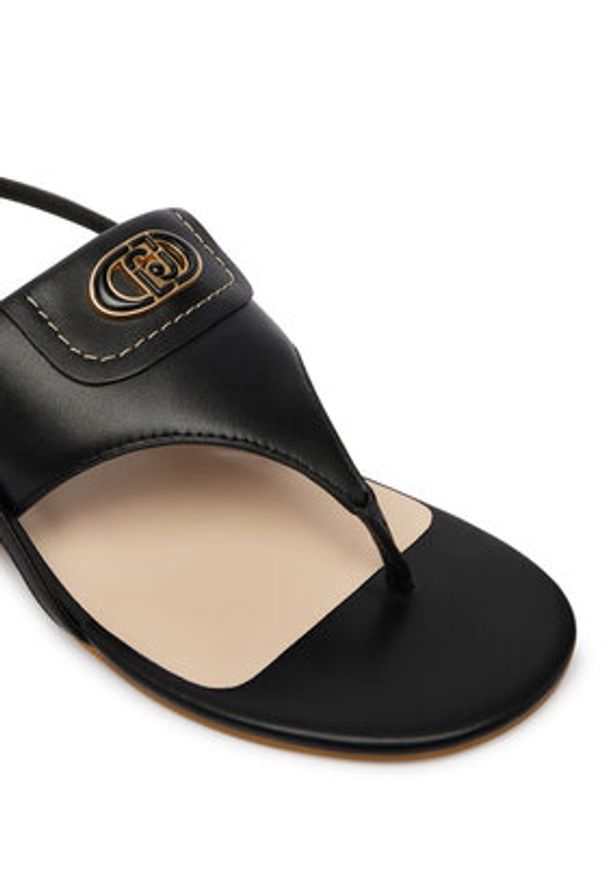 Liu Jo Sandały Sandy 10 SA6131 P0102 Czarny. Kolor: czarny. Materiał: skóra