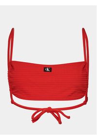 Calvin Klein Swimwear Góra od bikini KW0KW02467 Czerwony. Kolor: czerwony. Materiał: syntetyk #6
