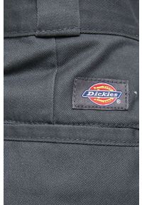 Dickies spodnie damskie kolor szary proste high waist. Okazja: na co dzień. Stan: podwyższony. Kolor: szary. Styl: casual #3