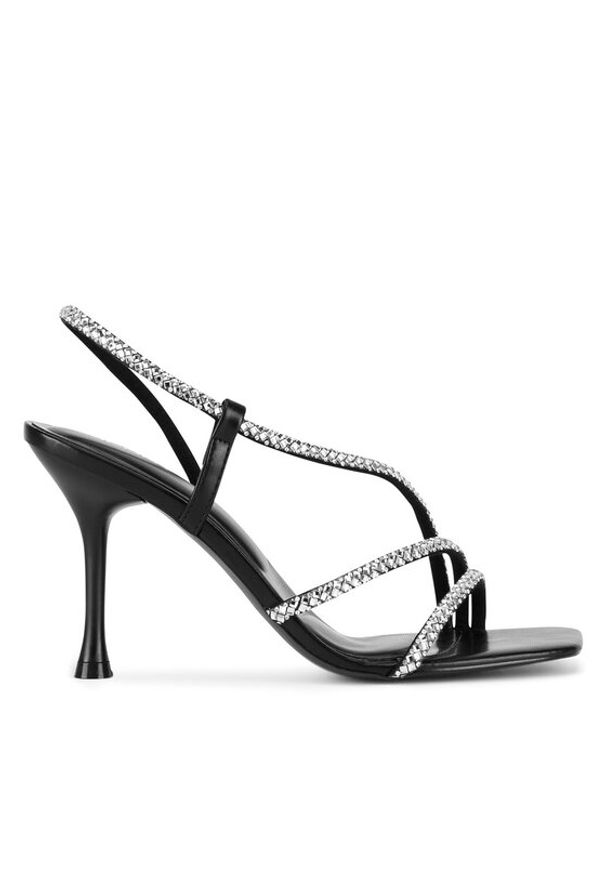 Jenny - JENNY Sandały CD24070-1 Czarny. Kolor: czarny. Materiał: materiał, syntetyk