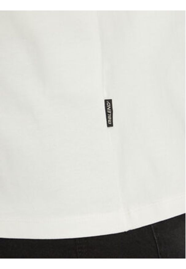 Blend T-Shirt 20718280 Biały Regular Fit. Kolor: biały. Materiał: bawełna