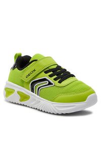 Geox Sneakersy J Assister Boy J45DZC 014CE C3707 S Zielony. Kolor: zielony. Materiał: mesh, materiał #4