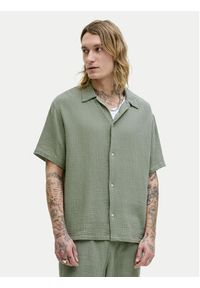 Jack & Jones Komplet koszula i szorty materiałowe Nantucket 12302220 Zielony Relaxed Fit. Kolor: zielony. Materiał: bawełna #7