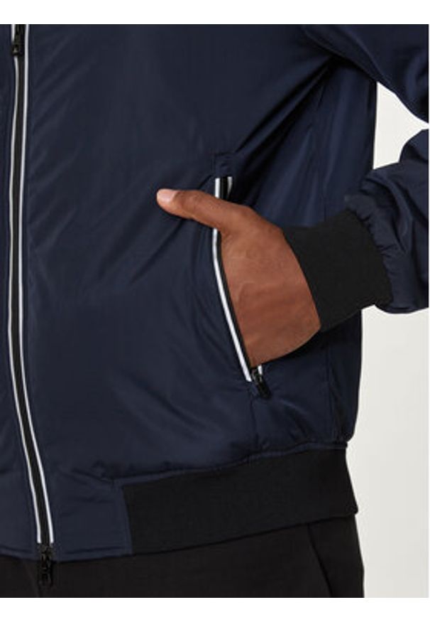 EA7 Emporio Armani Kurtka bomber 8NPB12 PN7LZ 1562 Granatowy Regular Fit. Kolor: niebieski. Materiał: syntetyk
