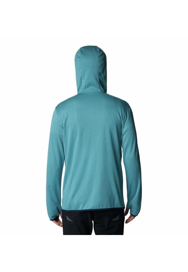 columbia - Bluza techniczna sportowa męska Columbia Park View Fleece Full Zip Hoodie. Kolor: niebieski. Styl: sportowy. Sport: turystyka piesza