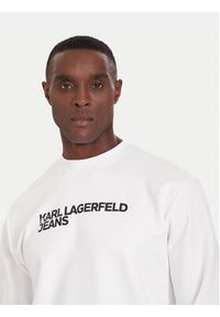 Karl Lagerfeld Jeans Bluza A1M20001 Biały Regular Fit. Kolor: biały. Materiał: bawełna #3