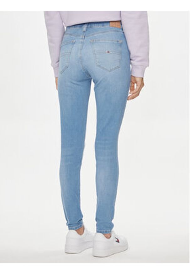 Tommy Jeans Jeansy Nora DW0DW17159 Niebieski Skinny Fit. Kolor: niebieski