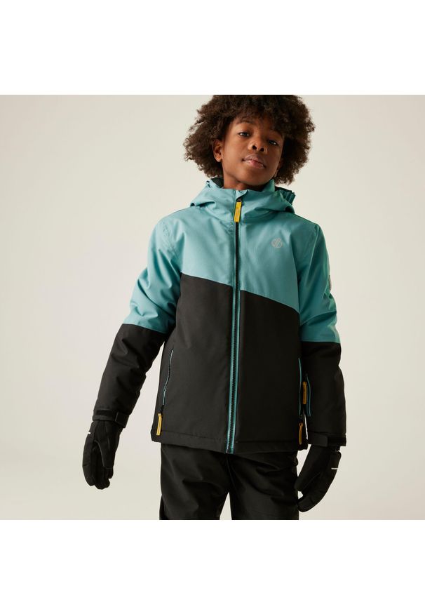 DARE 2B - Kurtka narciarska dziecięca z membraną Snow Basher Dare 2b. Kolor: niebieski. Materiał: poliester, tkanina. Sezon: zima. Sport: narciarstwo