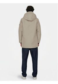 Only & Sons Kurtka zimowa 22025871 Beżowy Regular Fit. Kolor: beżowy. Materiał: syntetyk. Sezon: zima #4