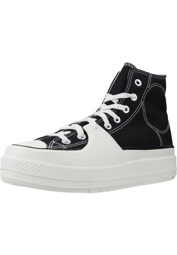 Converse - Buty Chuck Taylor All Star Construct Rozmiar 37 - A05094C Czarny. Okazja: na co dzień. Kolor: czarny. Materiał: syntetyk. Styl: elegancki, casual