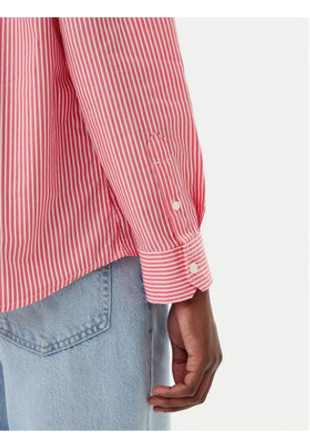 Tommy Jeans Koszula DW0DW20290 Różowy Regular Fit. Kolor: różowy. Materiał: bawełna