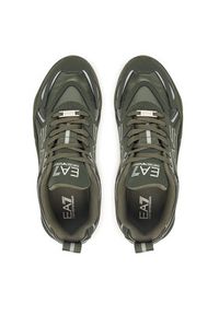 EA7 Emporio Armani Sneakersy 7X000306 AF18446 MZ233 Zielony. Kolor: zielony. Materiał: skóra