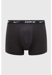 Nike bokserki (3-pack) męskie kolor czarny. Kolor: czarny. Materiał: tkanina, skóra, włókno #3