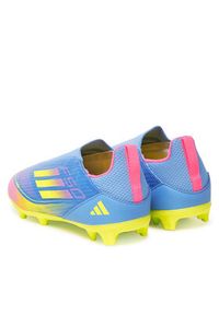 Adidas - adidas Buty do piłki nożnej F50 League Laceless Firm/Multi-Ground IE3742 Granatowy. Kolor: niebieski. Materiał: materiał #6