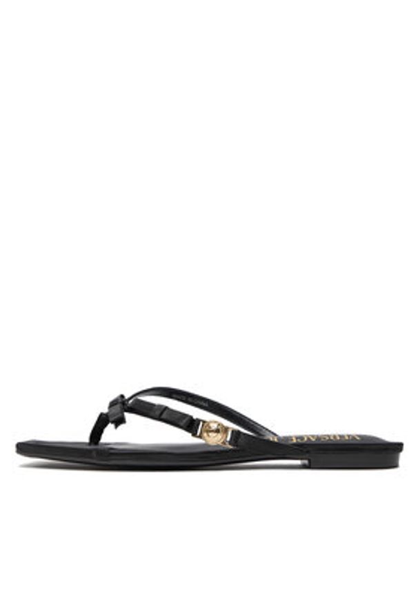 Versace Jeans Couture Japonki 76VA3S68 ZS185 899 Czarny. Kolor: czarny. Materiał: materiał