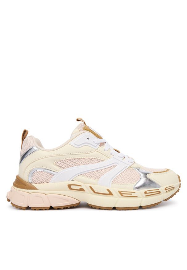 Guess Sneakersy 179339 Beżowy. Kolor: beżowy. Materiał: materiał