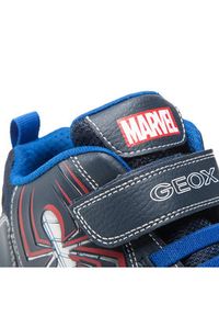 Geox Sneakersy MARVEL J Perth B.C J267RC 05411 C0735 D Granatowy. Kolor: niebieski. Materiał: skóra. Wzór: motyw z bajki #5