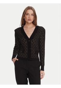 Marciano Guess Kardigan 5YGR06 5877Z Czarny Regular Fit. Kolor: czarny. Materiał: wiskoza