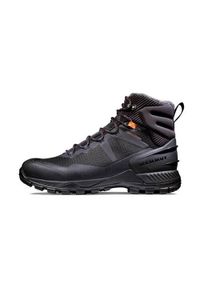Buty trekkingowe męskie Mammut Blackfin Iii Mid Dt. Wysokość cholewki: za kostkę. Kolor: czarny. Materiał: materiał, syntetyk. Szerokość cholewki: normalna