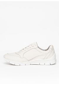 Geox - Sneakersy damskie GEOX D Sukie (D04F2A 00085 C1000). Okazja: na co dzień. Kolor: biały. Materiał: materiał, skóra, syntetyk. Szerokość cholewki: normalna #5
