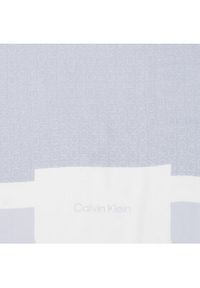 Calvin Klein Chusta Geo Minimal Scarf 130X130 K60K610227 Niebieski. Kolor: niebieski. Materiał: wiskoza #6