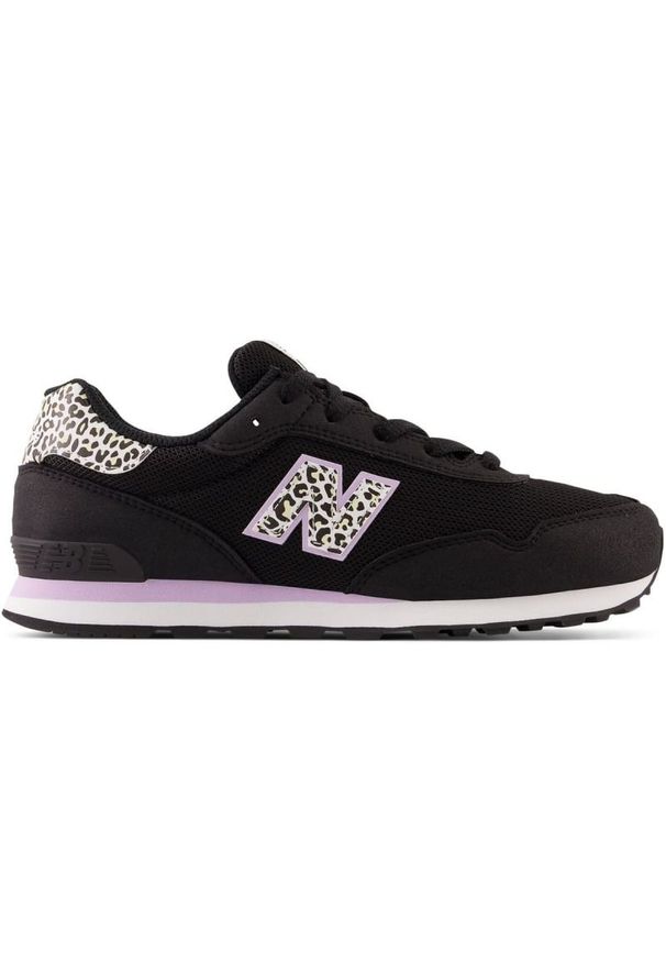 Buty New Balance Jr PC515GH czarne. Okazja: na uczelnię, na co dzień. Kolor: czarny. Materiał: materiał, guma. Szerokość cholewki: normalna