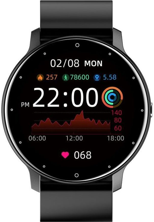 Smartwatch Gravity Asperia GT1-3 Czarny (GT1-3). Rodzaj zegarka: smartwatch. Kolor: czarny