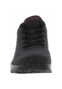 skechers - Buty do chodzenia damskie Skechers Uno Pop. Kolor: czarny. Materiał: syntetyk, materiał. Szerokość cholewki: normalna. Sport: turystyka piesza