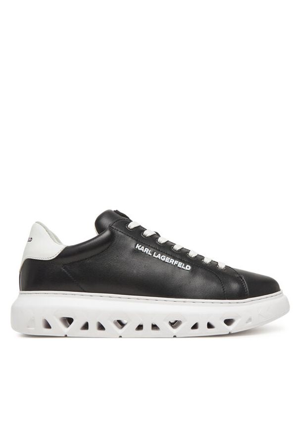 Karl Lagerfeld - KARL LAGERFELD Sneakersy KL54519A Czarny. Kolor: czarny. Materiał: skóra