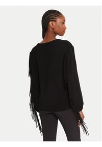 Marella Sweter Falco 2525366281000 Czarny Regular Fit. Kolor: czarny. Materiał: wiskoza #5