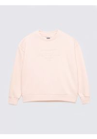 Big-Star - Bluza damska z haftem pudrowy róż Ellsa 600. Okazja: na co dzień. Kolor: różowy. Materiał: jeans, dresówka, dzianina. Wzór: haft. Styl: klasyczny, casual