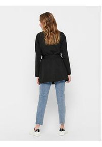 only - ONLY Trencz 15191821 Czarny Regular Fit. Kolor: czarny. Materiał: syntetyk #4