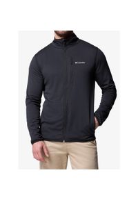 columbia - Bluza polarowa męska Columbia Essential Hike Grid Fleece Full Zip. Kolor: czarny. Materiał: polar. Sport: turystyka piesza