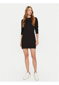 Guess Sukienka codzienna V4BK00 KCHQ1 Czarny Regular Fit. Okazja: na co dzień. Kolor: czarny. Materiał: bawełna. Typ sukienki: proste. Styl: casual #3