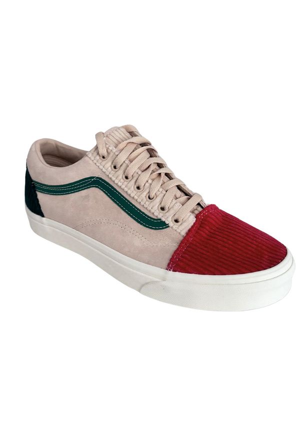 Buty do chodzenia damskie Vans Old Skool trampki. Kolor: beżowy. Model: Vans Old Skool. Sport: turystyka piesza