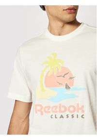 Reebok T-Shirt Unisex Classics Graphic GN3670 Biały Regular Fit. Kolor: biały. Materiał: bawełna #7