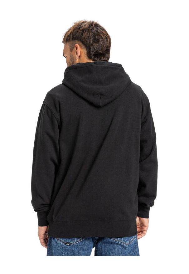 Quiksilver - Bluza z kapturem dla Mężczyzn SALT WATER Czarny. Typ kołnierza: kaptur. Kolor: brązowy, zielony, wielokolorowy. Materiał: materiał, poliester, bawełna. Długość: długie