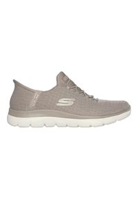 skechers - Buty do chodzenia damskie Skechers Tpgd Summits Classic. Zapięcie: sznurówki. Kolor: brązowy. Materiał: materiał, tkanina, syntetyk. Szerokość cholewki: normalna. Sport: turystyka piesza #1