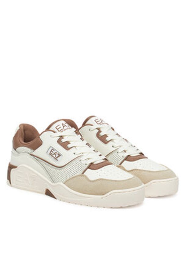 EA7 Emporio Armani Sneakersy X8X187 XK402 U475 Biały. Kolor: biały. Materiał: skóra