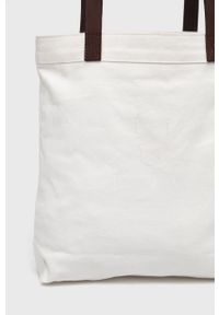 Superdry torba kolor biały. Kolor: biały. Wzór: nadruk #5