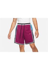 Spodnie koszykarskie męskie Nike Dri-fit. Kolor: fioletowy. Materiał: materiał, syntetyk. Technologia: Dri-Fit (Nike). Długość: krótkie. Sport: koszykówka