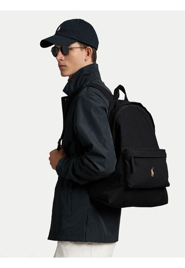 Polo Ralph Lauren Plecak 405967604001 Czarny. Kolor: czarny. Materiał: materiał