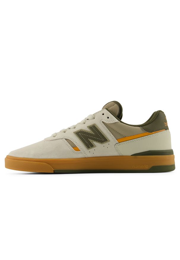 Buty męskie New Balance Numeric UN306CBM – zielone. Kolor: zielony. Materiał: guma, zamsz. Szerokość cholewki: normalna